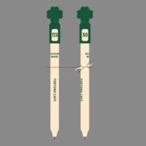 Stylo trèfle Décision Maker, faces YES et NO